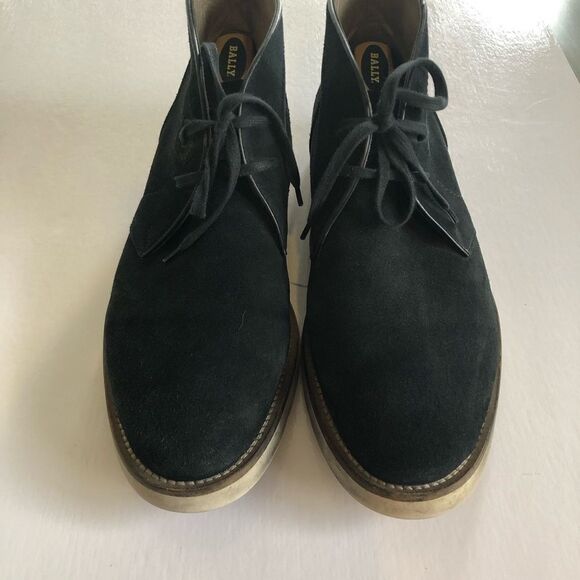 DIESEL BLACK GOLD Men’s Black Nubuck Chukka Sz 44 main image 4